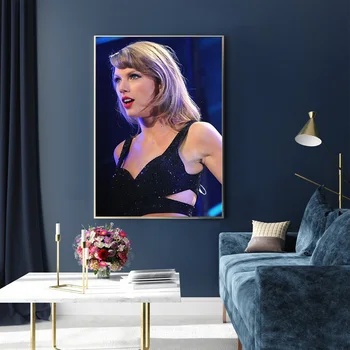 Taylor Alison Swift Poster Negru și alb Pictura Acasă Decorare Living Magazin de Frumusete Sala Agățat de Perete de Artă
