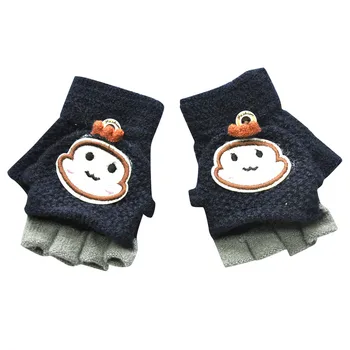 Copii de Iarna Cald Mozaic Mănuși Tricotate Drăguț Cu String tactico sport manusi fara degete gants de femmes 8.12