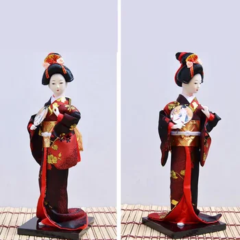 Geisha Ornamente Papusa Artizanat Statuetă Stil Japonez Rășină De Creație Populară Etnice Acasă Decor Figurine Miniaturale