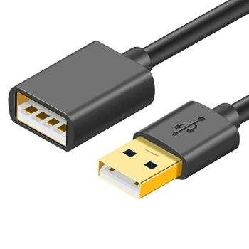 Cablu de extensie USB de sex masculin la feminin 0,5 m 1,5 m 2 m, usb2.0 computerul U disc mouse-cablu de extensie
