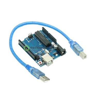 R3 ATmega328P dezvoltare CH340G CH340 bord ATMEGA16U2 buzzer microcontroler 3.3 V, 5V DC cu cablu USB unul