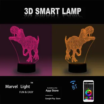 Anime FAIRY TAIL 3D Lumini de Noapte Iluzie Vizuală LED Schimbarea Noutate Lumina Lămpii FAIRY TAIL Telefon Inteligent de Control Cadouri