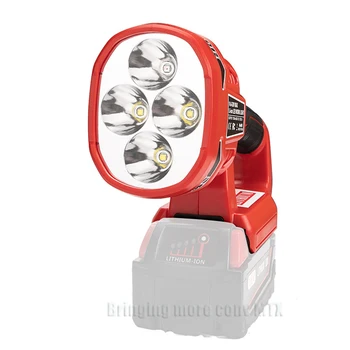 Fierbinte Pistol/Portabil 12W Lampa LED Lanterna Pentru Milwaukee M18 18V Li-Ion cu port USB în aer liber Lumina de Lucru cu transport gratuit
