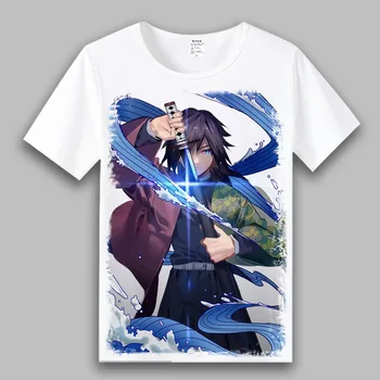 Nou Demon Slayer Boys T-shirt de Vânzare Fierbinte Anime Kimetsu nu Yaiba Print T-shirt Fete Haine de Desene animate T-shirt 3-9Y Haine pentru Copii