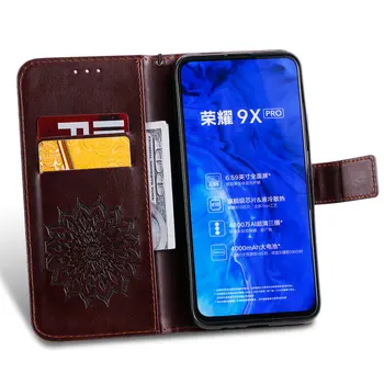 Onoare 9X Premium Onoare 9 X 9 C 9S Caz Flip Cover Telefon 3D Portofel pentru Huawei Honor 9X Pro Caz Onoare 9A 9C X9 Caz din Piele Funda