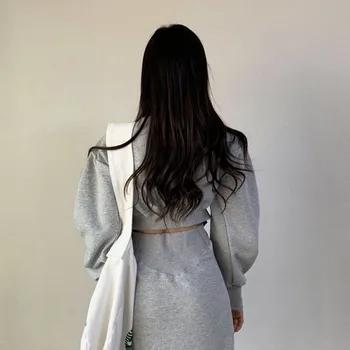2020 Chic OL Toate se Potrivesc Eleganta de Bază Mini-Rochie pentru Femei Solide Bumbac Gri Nou Sexy Backless Fierbinte Minimalist Rochie Feminina