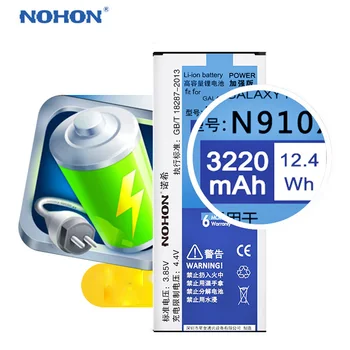 Original NOHON Baterie EB-BN910BBE Pentru Samsung Galaxy Note 4 N910F N910C N910U N910V N910T N910H N910A N910X N910P 3220mAh