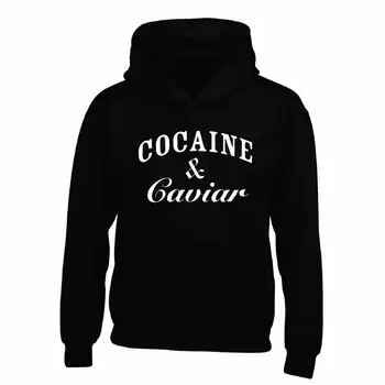 Cocaină Toată Ziua & Caviar Mens Hoodie Swag Muzica Hiphop Rock Hipster Pulover