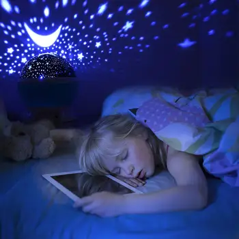 Cerul înstelat de Rotație a CONDUS Lumina de Noapte Galaxy Proiector Planetariu Dormitor pentru Copii Star Lumini de Noapte Lumina Lunii Copii Cadou Lampa
