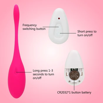 OLO Vibratoare Ou de Control de la Distanță G-spot Vibrator Ben Wa bile Kegel Exercitii Vaginale Mingea Jucarii Sexuale pentru Femei USB de Încărcare