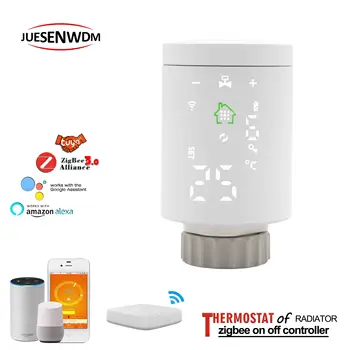 ZigBee wireless Wifi inteligent programabil radiator de încălzire termostat de pe controler de telefon inteligent