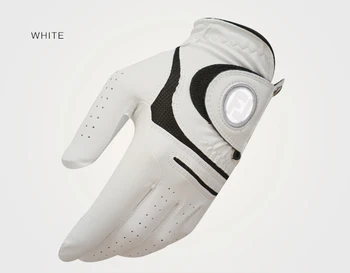 FJ Barbati piele de Oaie+microfibra moale respirabil Golf Mănuși de sex masculin Stânga /dreapta Elastic anti-derapaj ușor de purtat mănuși de golf