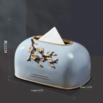 În stil European de creatie cutie de tesut living ceai de masă de uz casnic suport de șervețele meserii simple de rășină de depozitare decor