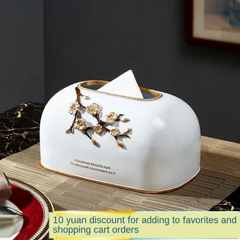 În stil European de creatie cutie de tesut living ceai de masă de uz casnic suport de șervețele meserii simple de rășină de depozitare decor