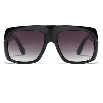 2020 New Sosire Gros Cadru Supradimensionat ochelari de Soare Patrati Femei Bărbați de Lux, Designer de Moda Nuante Mare Oculos de sol UV400