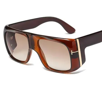 2020 New Sosire Gros Cadru Supradimensionat ochelari de Soare Patrati Femei Bărbați de Lux, Designer de Moda Nuante Mare Oculos de sol UV400
