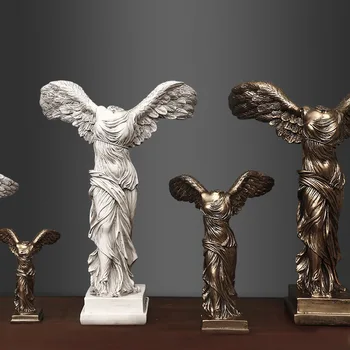 Victorie Europeană Zeita Cifre Sculptura Rasina De Artizanat Decor Acasă Cabinet Vin Studiu De Birou Camera De Zi De Decorare Cadouri