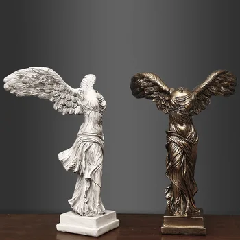 Victorie Europeană Zeita Cifre Sculptura Rasina De Artizanat Decor Acasă Cabinet Vin Studiu De Birou Camera De Zi De Decorare Cadouri