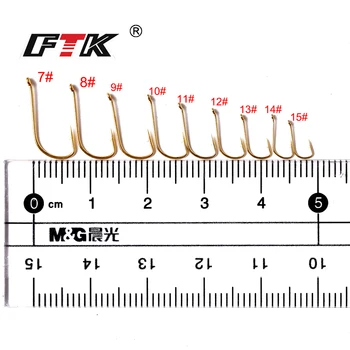 FTK Ghimpată Cârlig Size7#-Size15# de Pescuit Din Japonia Carlige Jig de Crap, Feeder Anzol Undiță de Pescuit
