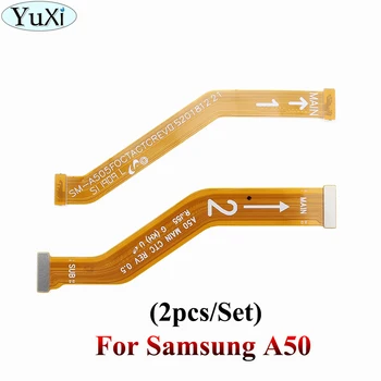 YuXi Display LCD Flex Cablu Panglică Pentru Samsung Galaxy A50 A505F SM-A505 Placa de baza Placa de baza Conector Plug Cablu Flex