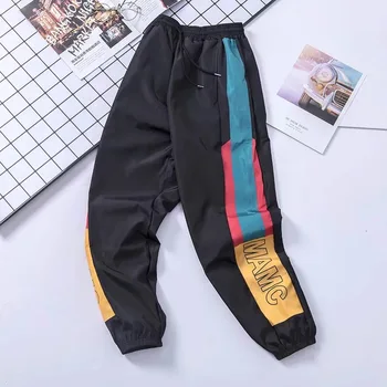 2020 Nou Hip-Hop Streetwear Jogging Pantaloni Barbati Casual Cargo Pant Pantaloni De Strada De Mare Elastic Talie Harem Pant Om