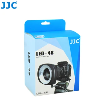 JJC Camera LED Flash Stânga/Dreapta Jumătate Întreg Video Speedlite Macro Inel de Lumina pentru Canon 5D3 5DS 5D4 80D 77D 800D Nikon D7200 D750