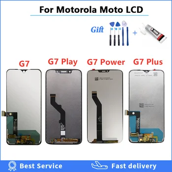 Pentru Motorola Moto G7 Putere de Afișare XT1955 LCD G7 Plus cu Ecran Tactil Digitizer G7 Juca Inlocuire LCD XT1952 LCD Pentru Moto G7 LCD