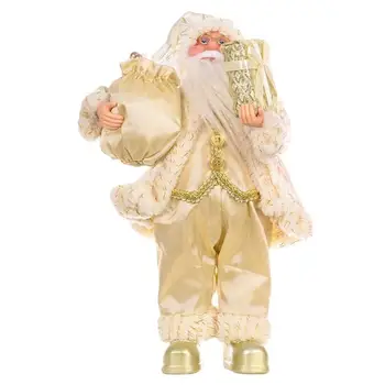 1 buc Moș Crăciun Doll Papusa Bumbac Rezistent de Aur de Crăciun Drăguț în Picioare Decor Pentru Femei Copilului Decor Petrecere de Craciun Decoratiuni