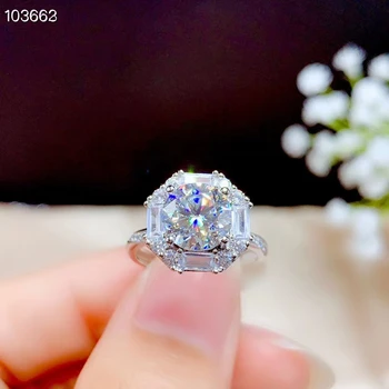 2020 NOU trosnituri moissanite inel de piatră prețioasă pentru femei bijuterii inel de logodna pentru nunta de argint 925 inel de ziua de nastere