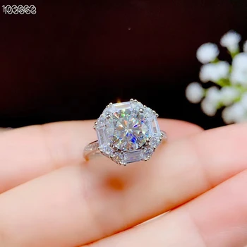 2020 NOU trosnituri moissanite inel de piatră prețioasă pentru femei bijuterii inel de logodna pentru nunta de argint 925 inel de ziua de nastere