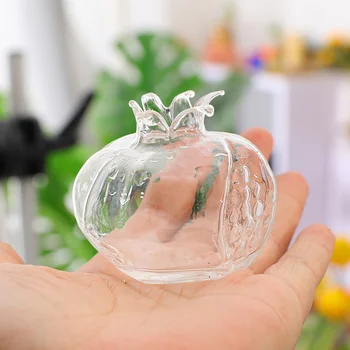 1 buc Sticlă Borosilicată Mare Ghiveci de Flori Recipient de Rodie Forma de Design, Vaza de Flori Desktop Vaza Decorativa pentru Acasă (T