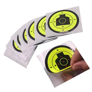100buc Stick Stropi Reactive Țintă Autocolant Auto-Adeziv pentru Obiective de Fotografiere Pentru Fluorescente Arme de Vânătoare Țintă Hârtie Dia 7.5 cm