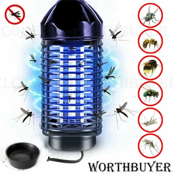 Electric UV Mosquito Killer Lampă în aer liber, piscină Interioară Zbura Insecte Bug Zapper Capcana UE/SUA 10000h Pentru Camera de zi