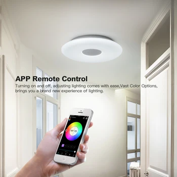 LEDVAS Inteligent Lumini Plafon WIFI Voice APP de Control de Control RGB Reglaj Difuzor Bluetooth Lampă de Tavan Bucatarie camera de zi