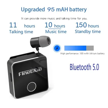 FineBlue Masina De F1 Wireless Căști Stereo Sport Mini Bluetooth Setul Cu Cască Microfon Apel Handsfree Casti Pentru XIaomi, Huawei