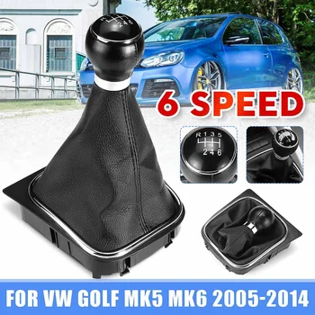 Masina 5 6 Speed Gear Shift Knob Gaiter Boot Acoperi Manual Pentru VW Golf Jetta MK5 MK6 2005 2006 2007 2008 2009 2010 2011 12 13