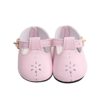 43 cm păpuși pentru copii pantofi nou-născut rochie de printesa Roz pantofi jucarii pentru Copii se potrivesc American de 18 inch Fete papusa g8
