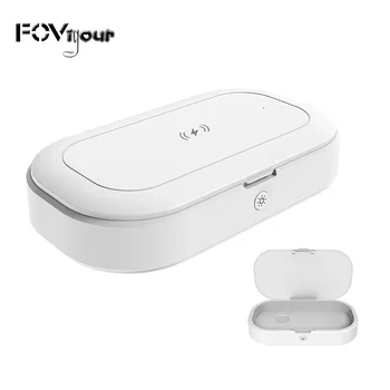 FOVigour Telefon Inteligent Uv gel Dezinfectant 10W Încărcător Wireless Uv Telefon Mobil Sterilizator pentru Telefonul Mobil Android iOS
