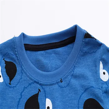Funnygame 2020 Animale Copil tricouri Bumbac Vara Dinozauri Imprimare Copii Teuri Moda Copii Topuri
