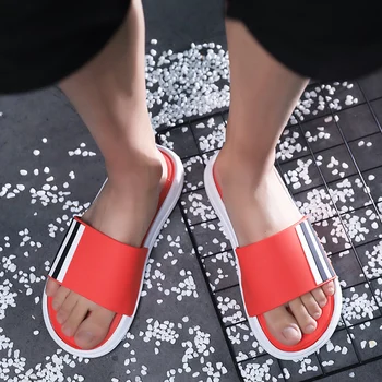 YEINSHAARS Om de Vară Fund Moale Papuci de Brand Plaja Casual Pantofi Anti-Alunecare, Duș Interioară Papuci Mens Papuci de Confort
