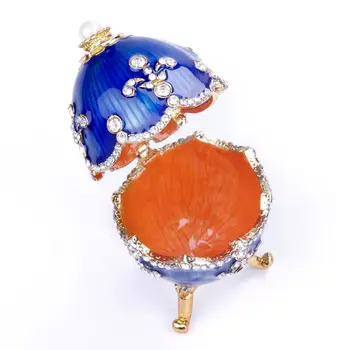 Organizator De Bijuterii Ouă Faberge Bijuterii Stil Vintage Breloc Cutie De Depozitare