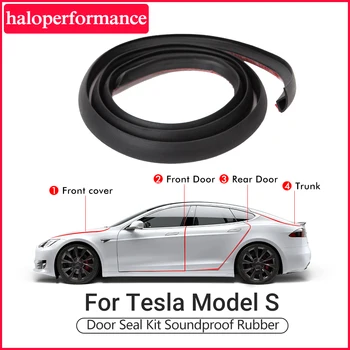 6Pcs Portiera Seal Strip Kit izolate Fonic Izolare Fonică Vreme Benzi de Etanșare Pentru Tesla Model S Accesorii tesla model x nou