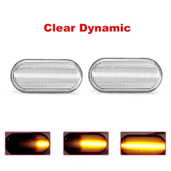 2x LED-uri Dinamice de poziție Laterale de Lumină 12V Curge Lumina de Semnalizare Partea de Panou Repetor Lampa Pentru Nissan Qashqai J10 Micra C Tiida C11
