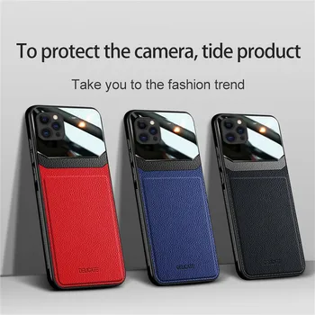 Pentru iphone 12 Pro Max Caz TPU Oglindă pentru a Proteja aparatul Foto -Hibrid Caz Capacul Colorat de Moda Anti-knock Accesorii de Telefon Mobil