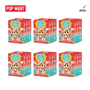 POP MART 6PCS Vânzare Promovarea Konatsu Ling-Poate Pisica Prieteni serie de Jucării figura Cadou de Ziua de nastere Copil Jucărie animal story jucarii cifre