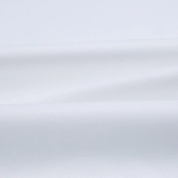 Barbati Standard-fit Wrinkle-Free Solid Twill Rochie Cămașă Singur Patch-uri de Buzunar Maneca Lunga Afaceri Formale de Calitate Superioară Tricouri