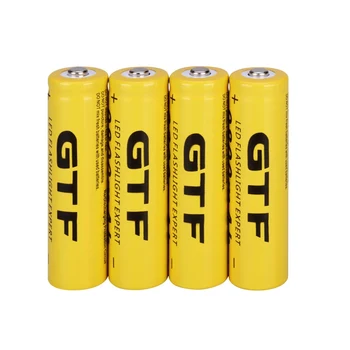 GTF 4PC 3.7 V 18650 Baterie 9800mAh Baterie Reîncărcabilă Li-ion cu 1 BUC 4 sloturi încărcător de baterii pentru lanterna Lanterna