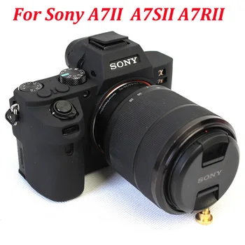 Silicon moale de Cauciuc de Camera de Protecție Caz Acoperire Sac Pentru Sony A7III A7M3 A7R3 A7 Mark II III A7II A7M2 A7R2 A7S2 A7RII A7SII A9