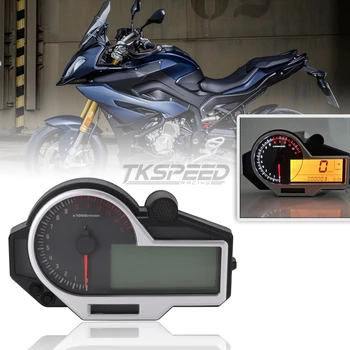 Universal Motocicleta Kilometrajul Pentru 1,2,4 Cilindri Tahometru ATV-uri LCD Digital Vitezometrul contorul de parcurs Pentru BMW, KAWASAKI, SUZUKI, HONDA