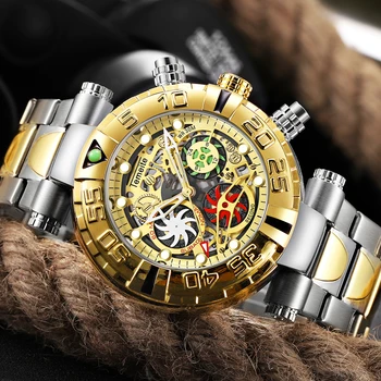 TEMEITE de Lux Ceasuri de mana pentru Barbati Militar Ceas de Lux Marca Cuarț Bărbați Ceas Multifuncțional Cadou Relogio Masculino